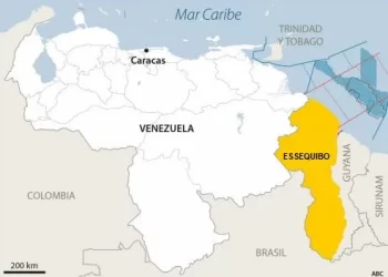 Venezuela tenta ‘roubar’ território da Guiana