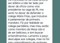 Lira bate boca com deputados e sai de grupo de WhatsApp