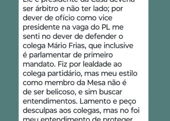 Lira bate boca com deputados e sai de grupo de WhatsApp