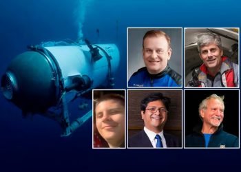 Achado ‘campo de destroços’ em área de buscas por submarino desaparecido durante visita ao Titanic