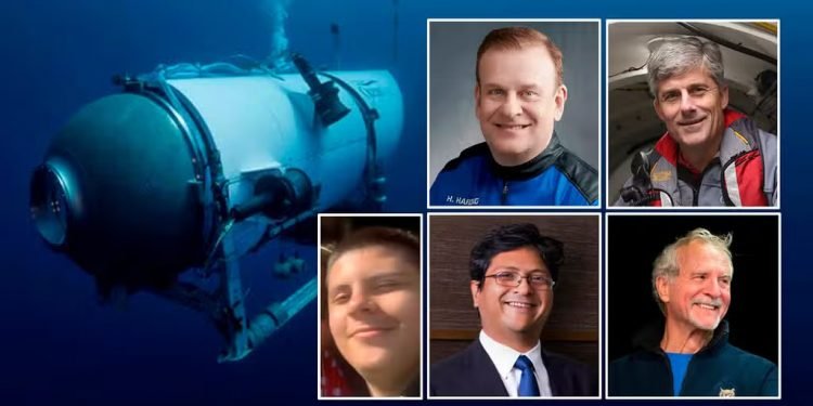 Achado ‘campo de destroços’ em área de buscas por submarino desaparecido durante visita ao Titanic