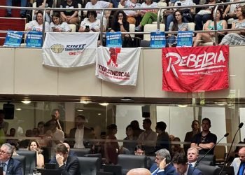 Ana Campagnolo e suas filhas são ameaçadas por sindicalistas na Alesc