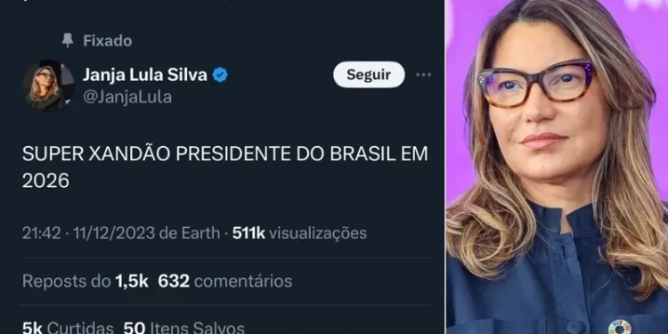 Após ataque hacker, Janja fala em “desprezo típico às mulheres”