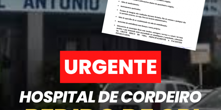 Hospital de Cordeiro tem Pedido de CPI Protocolado