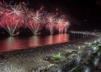 Réveillon 2026 no Rio reuniu 5,1 milhões de pessoas em 13 palcos pela cidade